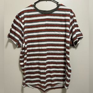 Striped design tee (XL)